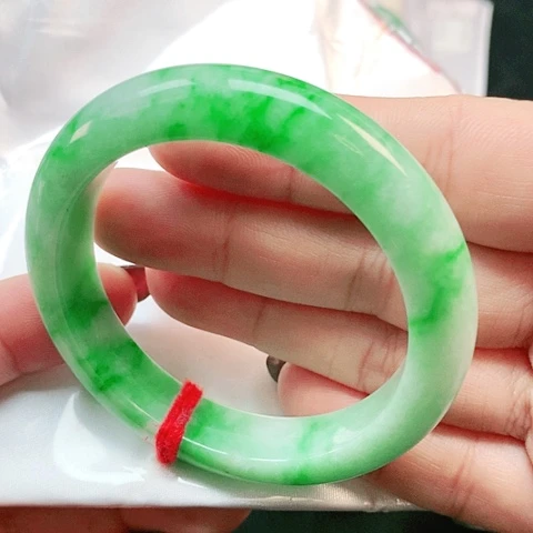 未镶嵌手镯翡翠正圈2142