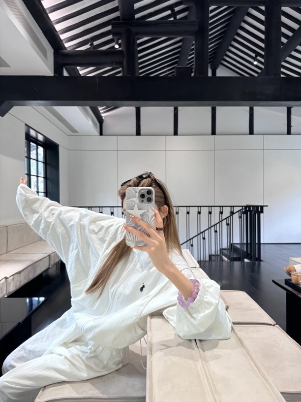 【海盐白沙】拉家开衫外套减龄显嫩早春新款