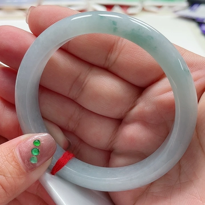 翡翠手镯未镶嵌缅甸翡翠手镯58圈