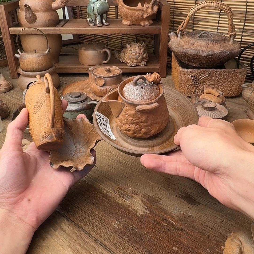 原矿老岩泥茶器系列