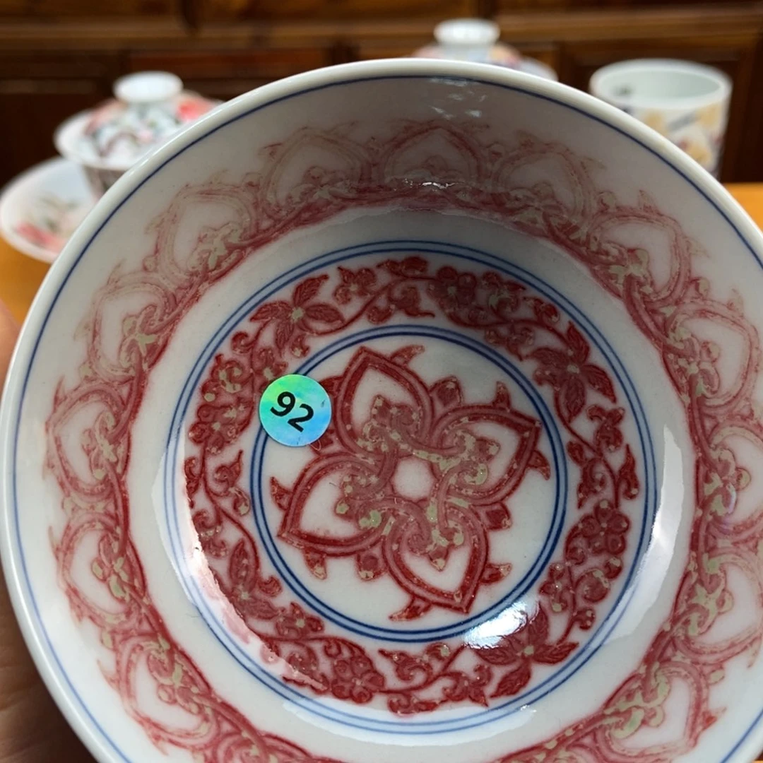 手绘现代茶具非古董