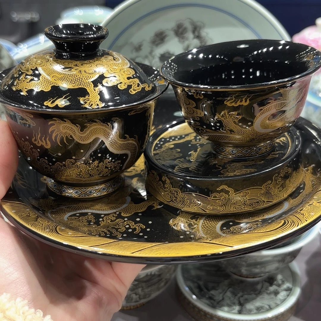 瓷片景德镇瓷器精品陈列