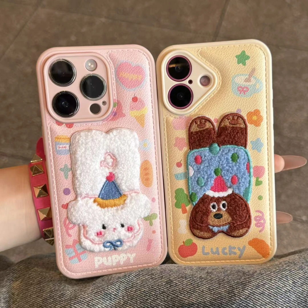 SMBLCE可爱倒立小动物适用苹果17/16气垫手机壳华为vivo小米oppo