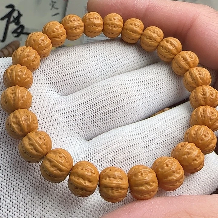 猴头核桃手串全品精工小京八棱尺寸10mm