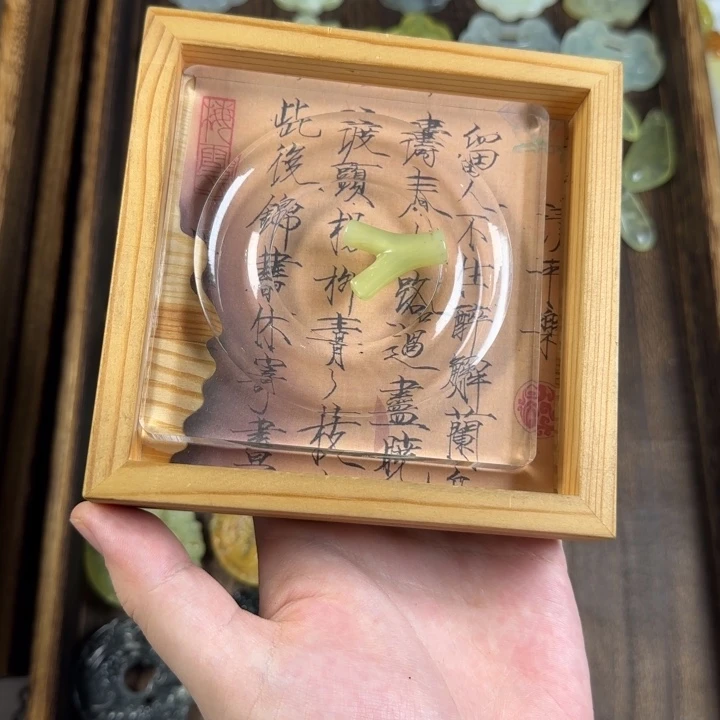 陨***年蛇纹石玉合金颈饰
