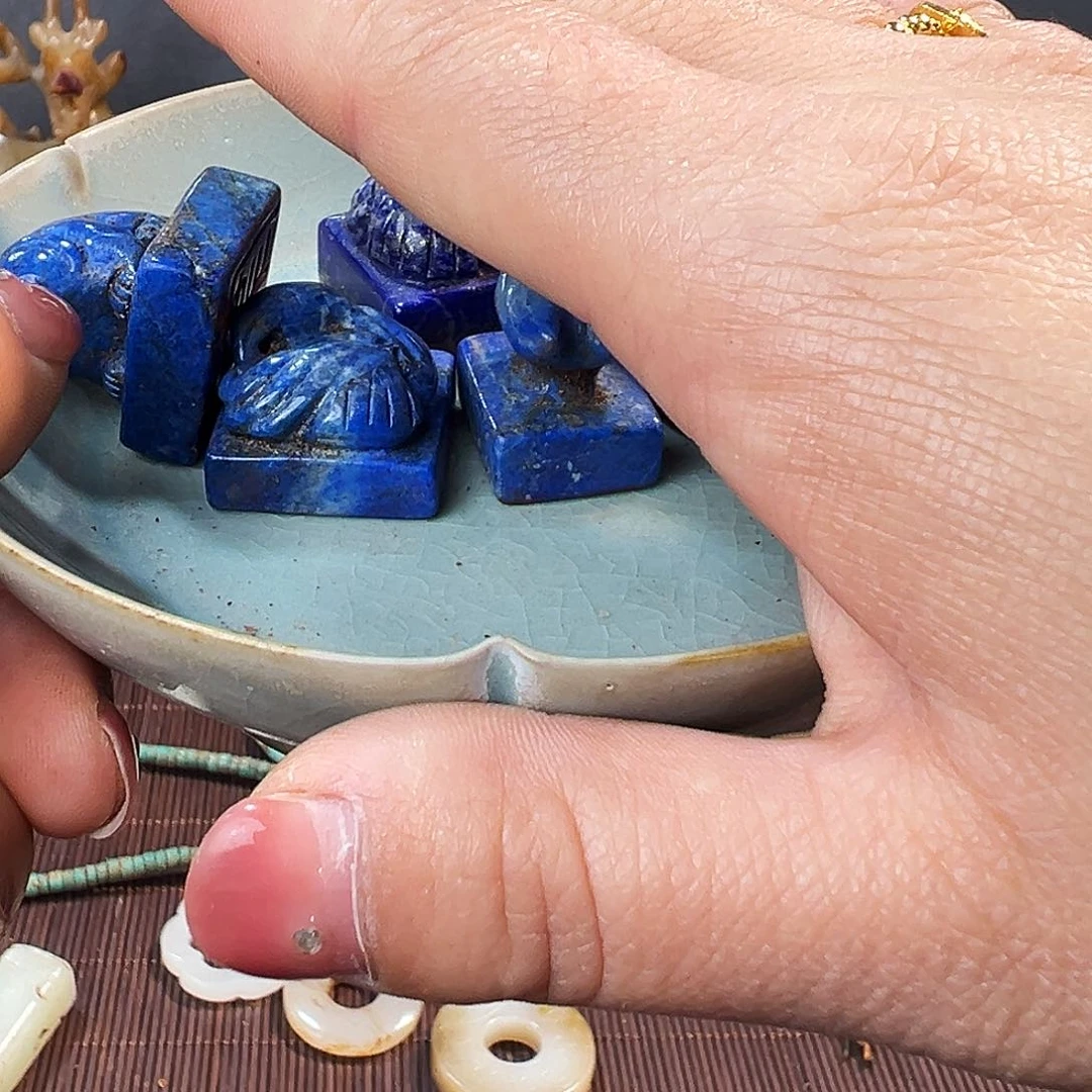 瓷片g****i五大名窑瓷器摆件瓷片