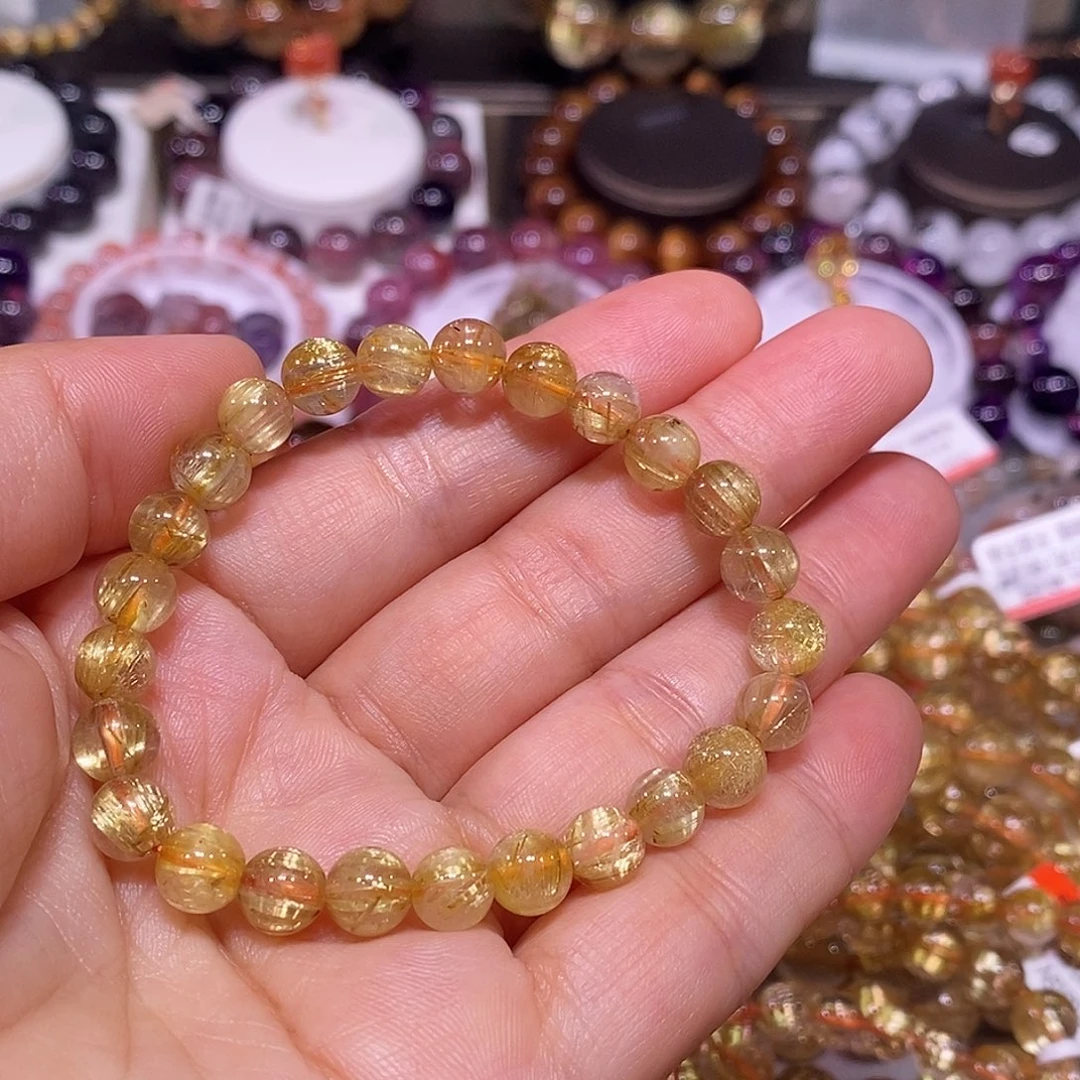 未镶嵌手链水晶金钛晶7