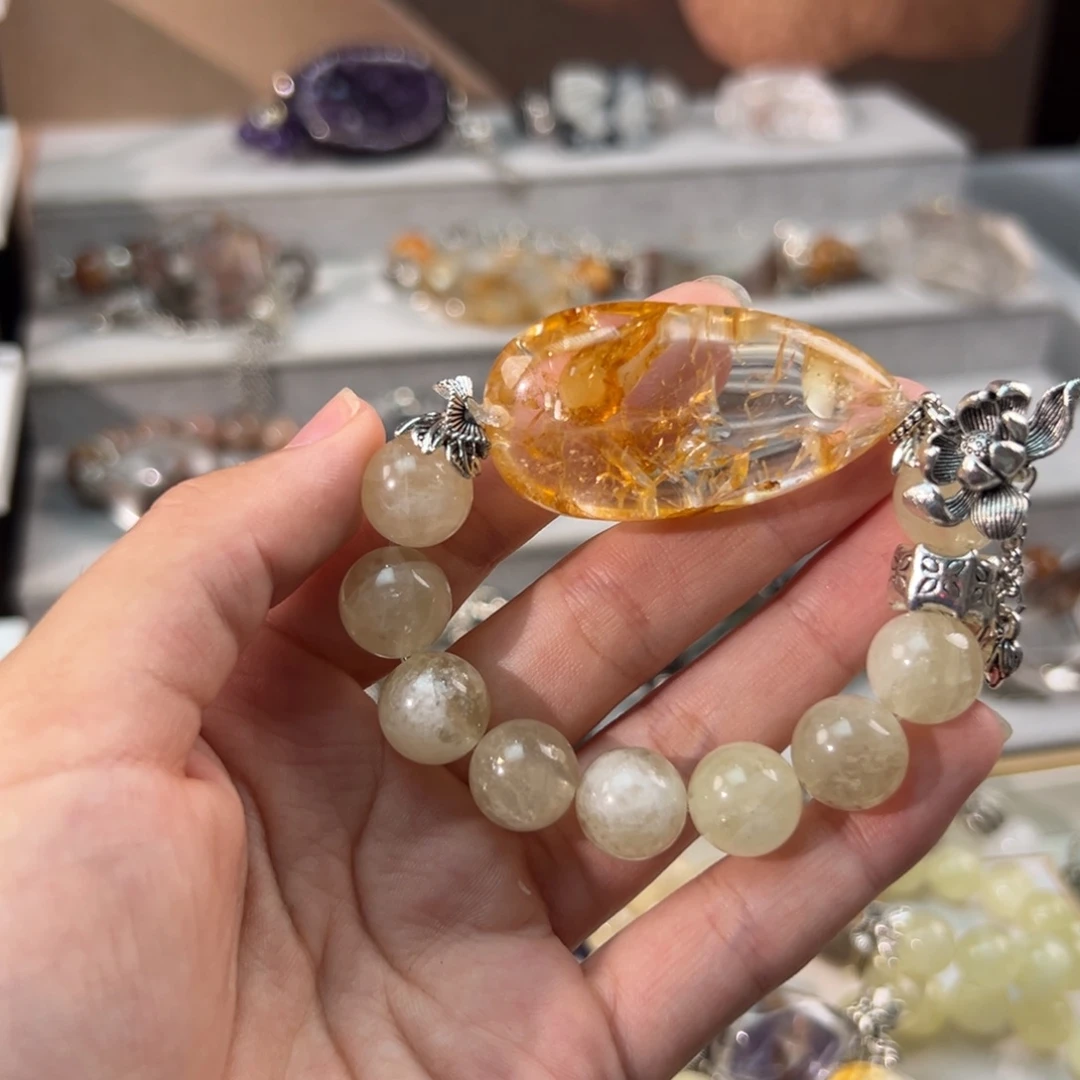 水晶手链合金P****r手串