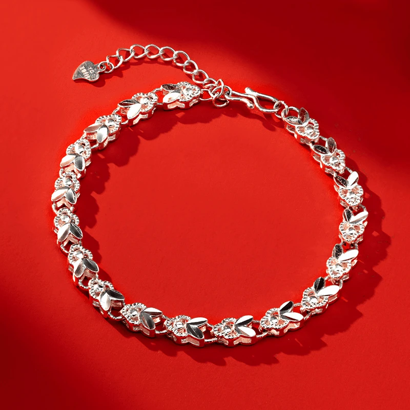 925银手链 2025年新款999银女款气质手链小众ins时尚百搭足银饰品