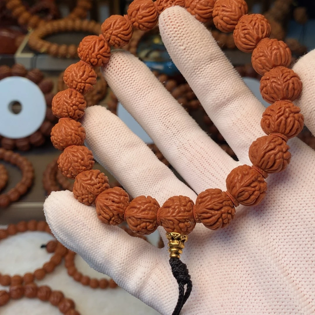 手串桃核秦岭龙纹