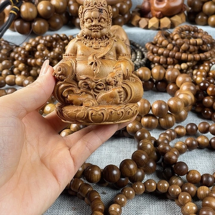 木老山檀黄财财摆件
