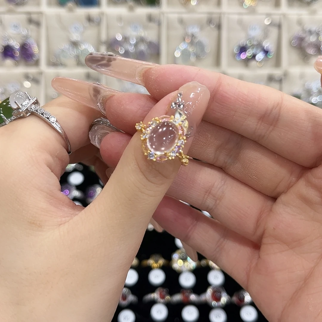 程***_戒指芙蓉石银S925镶嵌