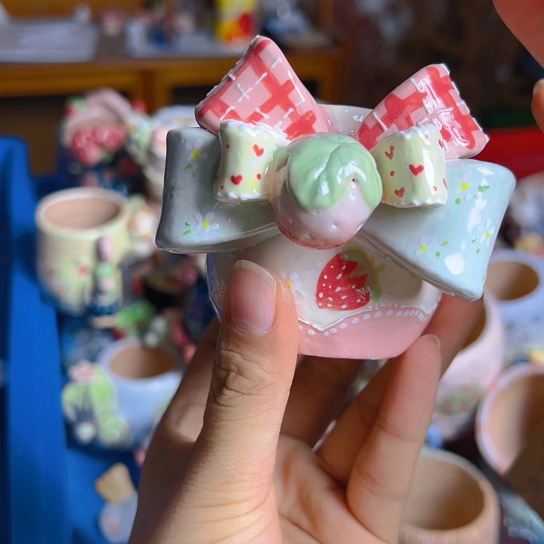 清仓老梧家的手工多肉花盆