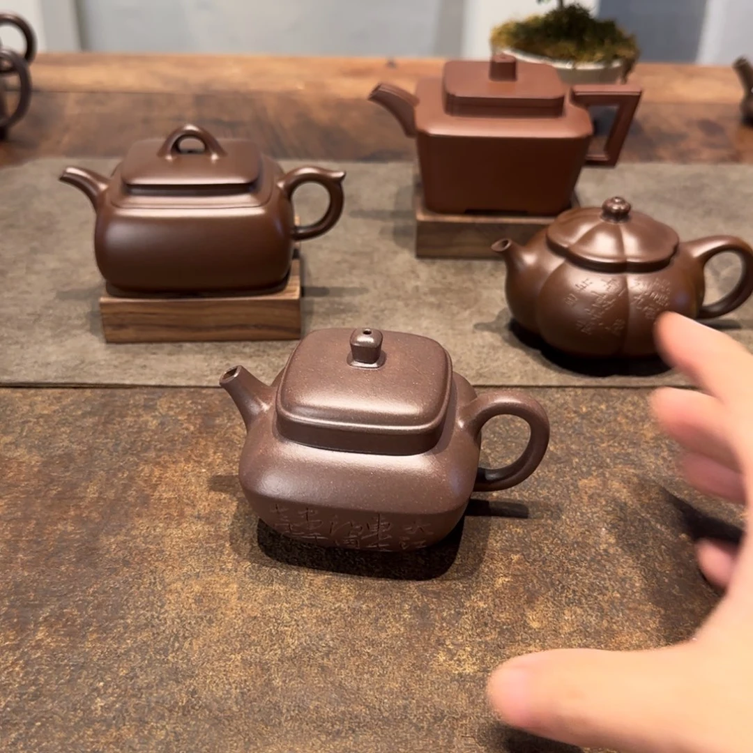 茶壶紫砂四方合欢