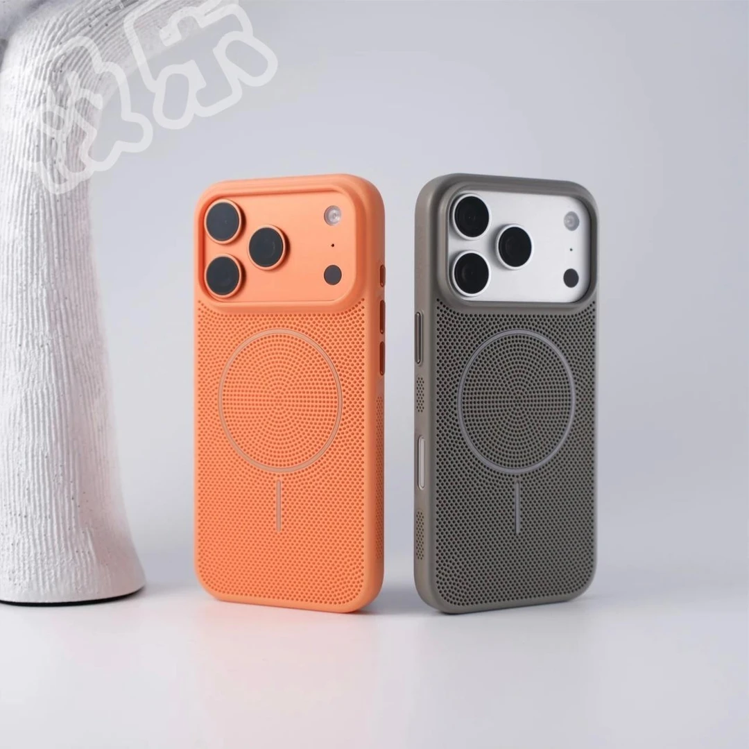 【夏日多巴胺】适用于苹果17promax手机壳磁吸ip16p小米15p散热防摔