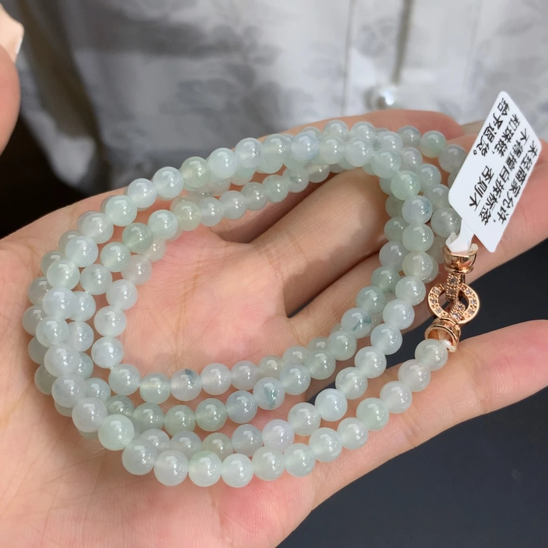 未镶嵌手串翡翠卡5冰胶晴项链