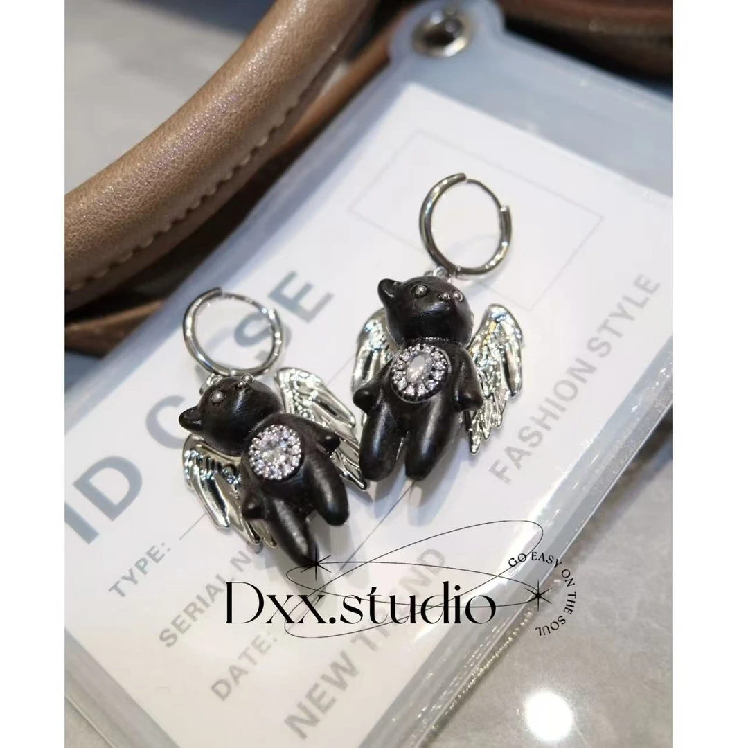 铜合金锆石耳饰 小众设计百搭ins耳饰51501