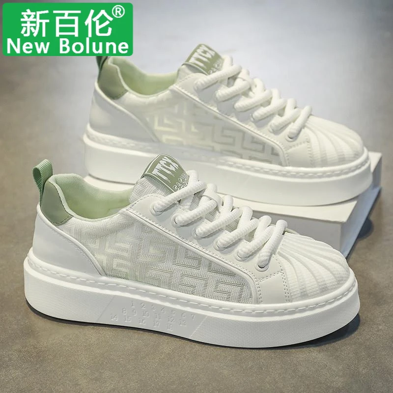 新百伦/NEW BOLUNE莆田男鞋夏季透气潮流百搭小白鞋男款运动休闲