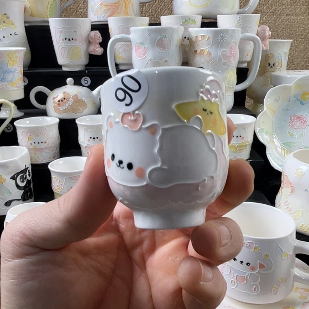 漫甜手工陶瓷杯子90
