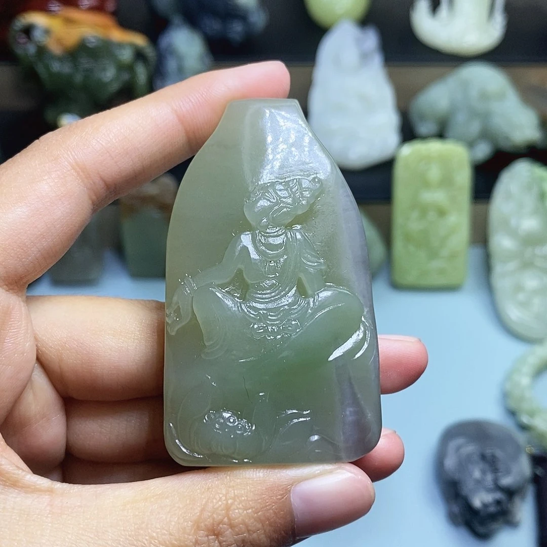 【闪购商品】颈饰未镶嵌和田玉$****～