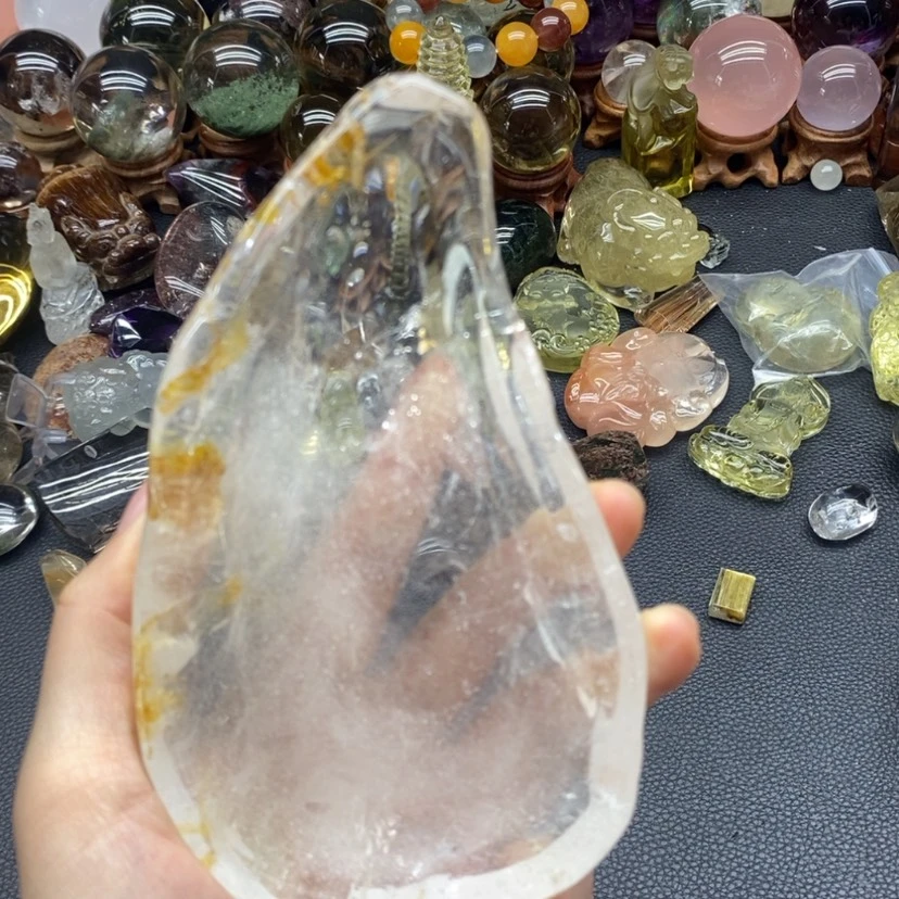 【闪购商品】黄晶珠宝半成品未镶嵌