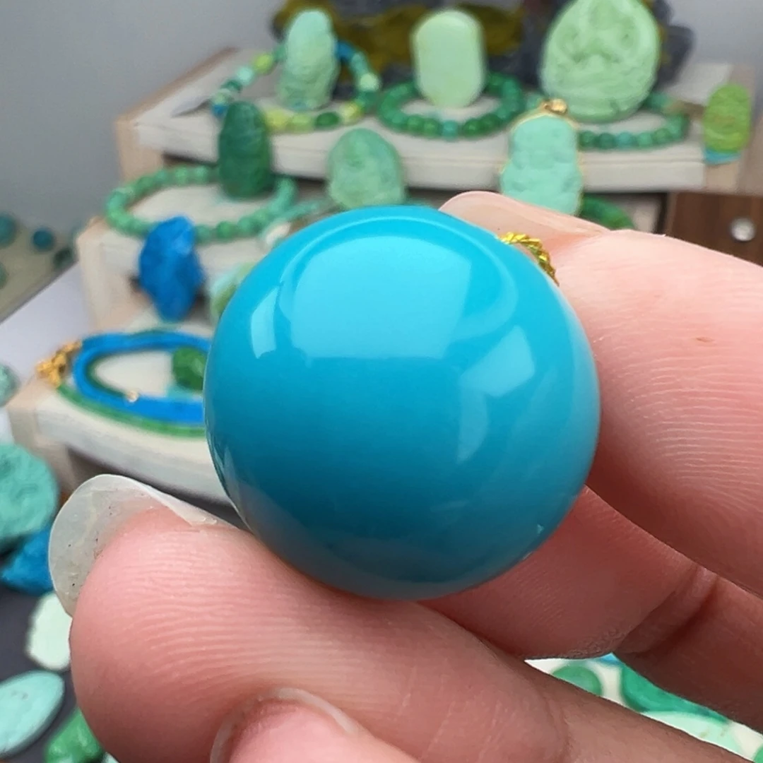 绿松石未镶嵌主播万珍