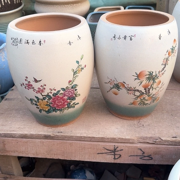 红陶微瑕花盆处理来啦