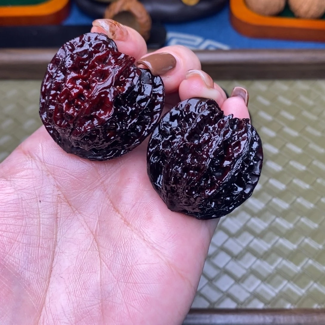 吊坠文玩核桃38盘龙纹