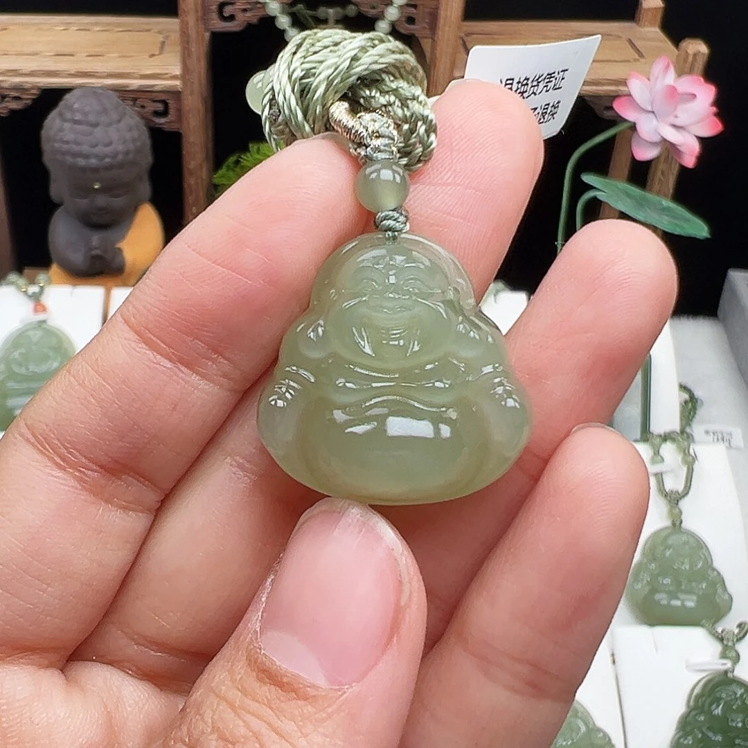 和田玉颈饰未镶嵌水*雪