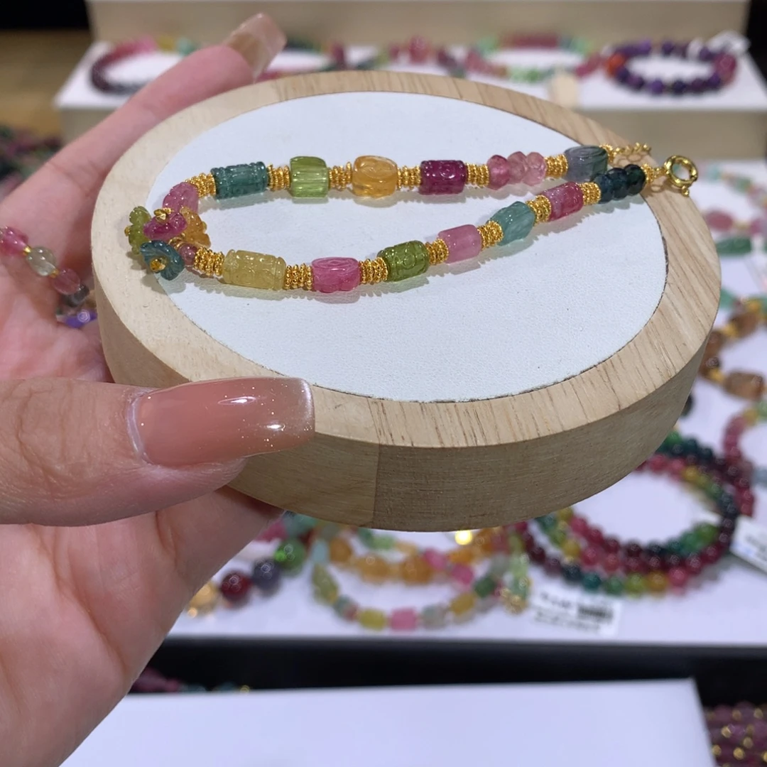 碧玺手串未镶嵌碧玺未镶嵌