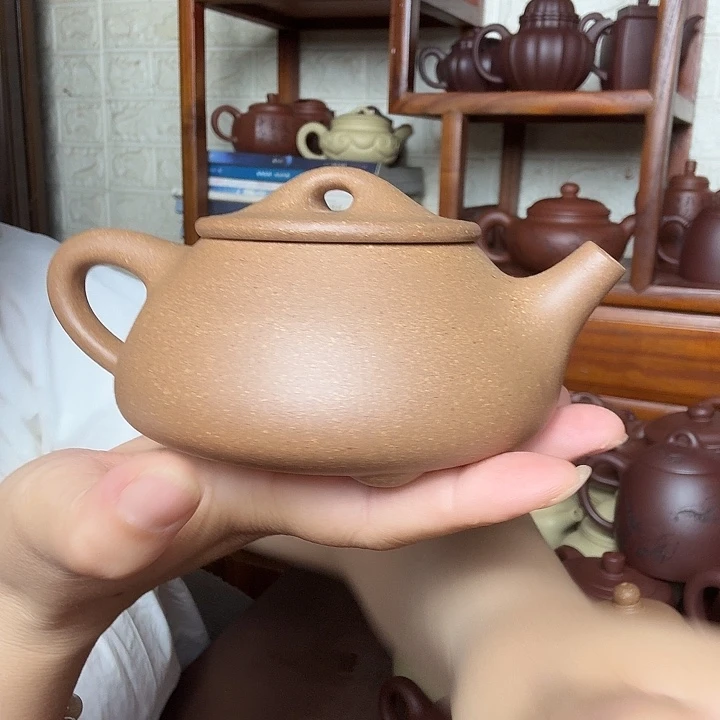 茶壶紫砂石瓢260cc半手工