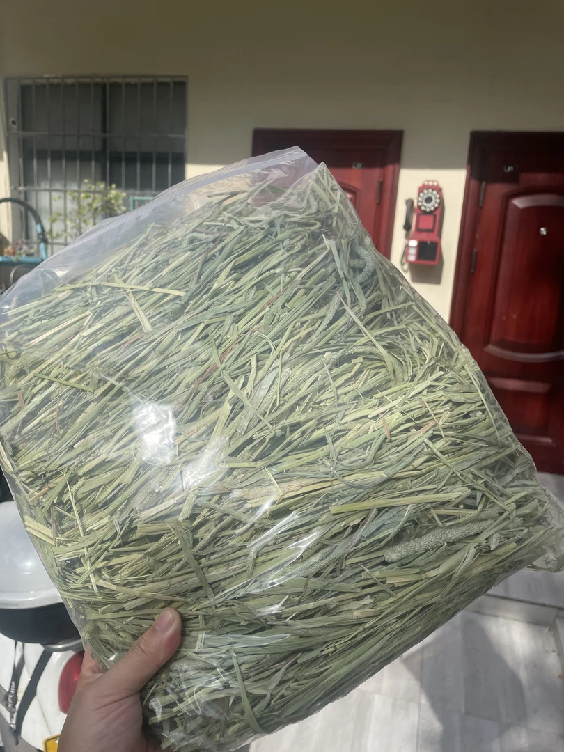 美国晒干提摩西草兔子龙猫豚鼠主草高粗纤维可磨牙