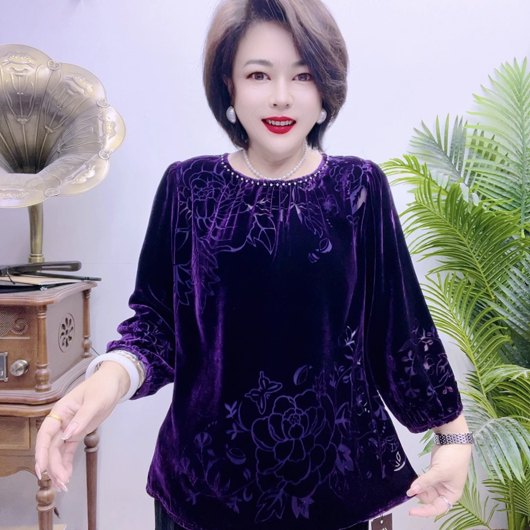 桑蚕丝大码小衫43A2223