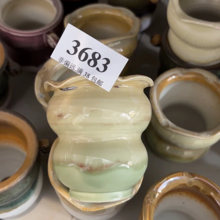活动价30包邮景德镇手工花盆