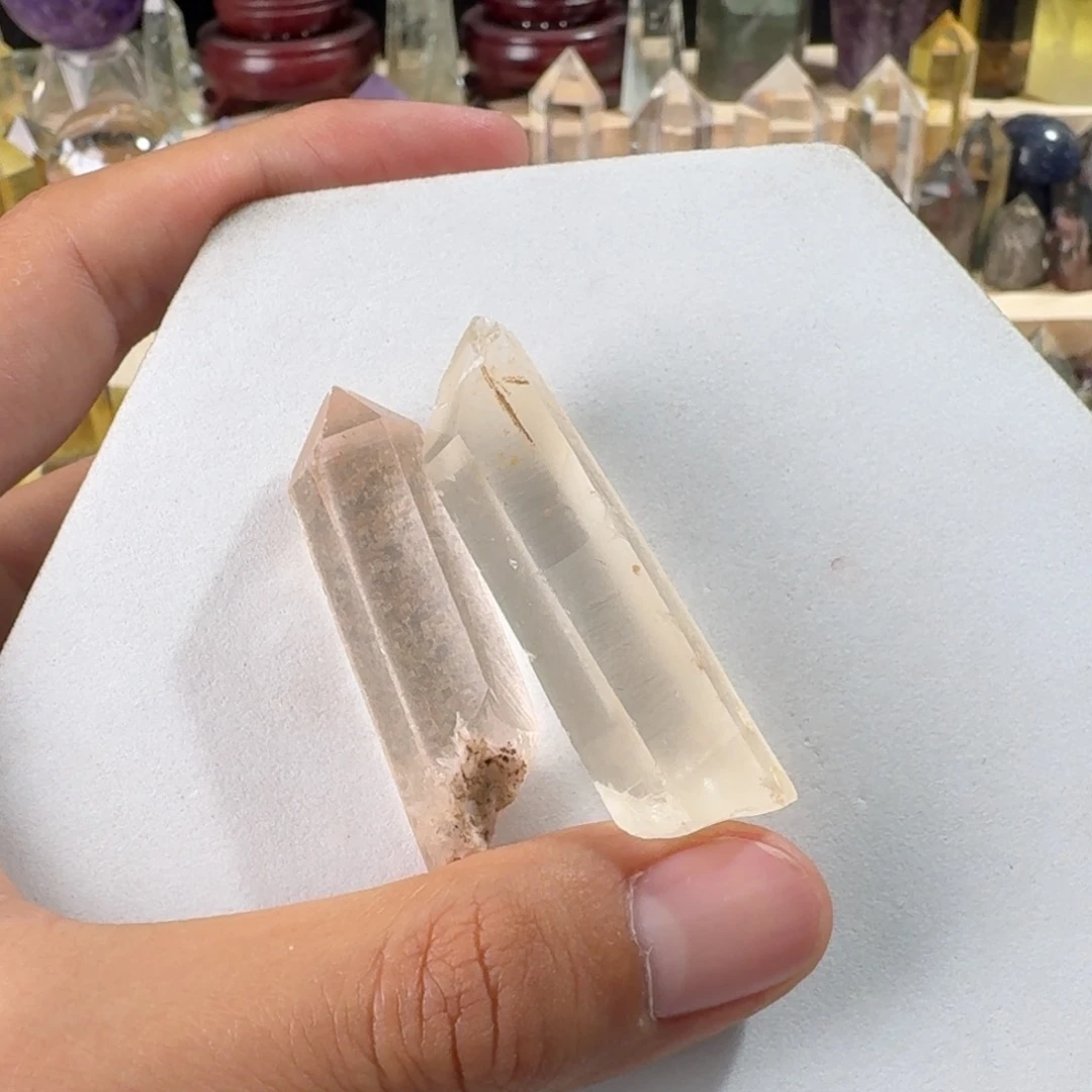 水晶珠宝半成品未镶嵌白水晶