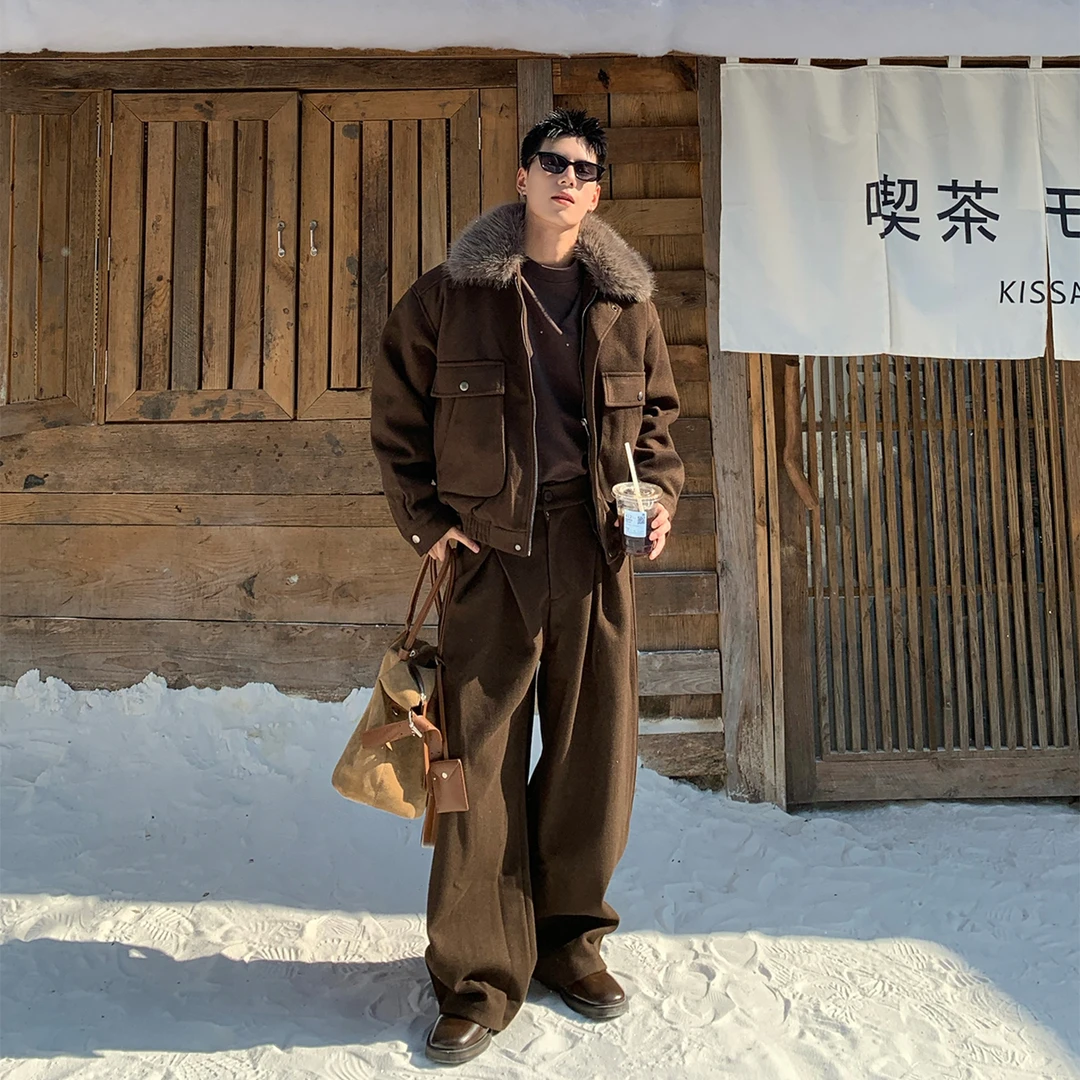 Holocene美式潮牌座山雕夹克棉服男加厚冬季保暖一整套2670-K671