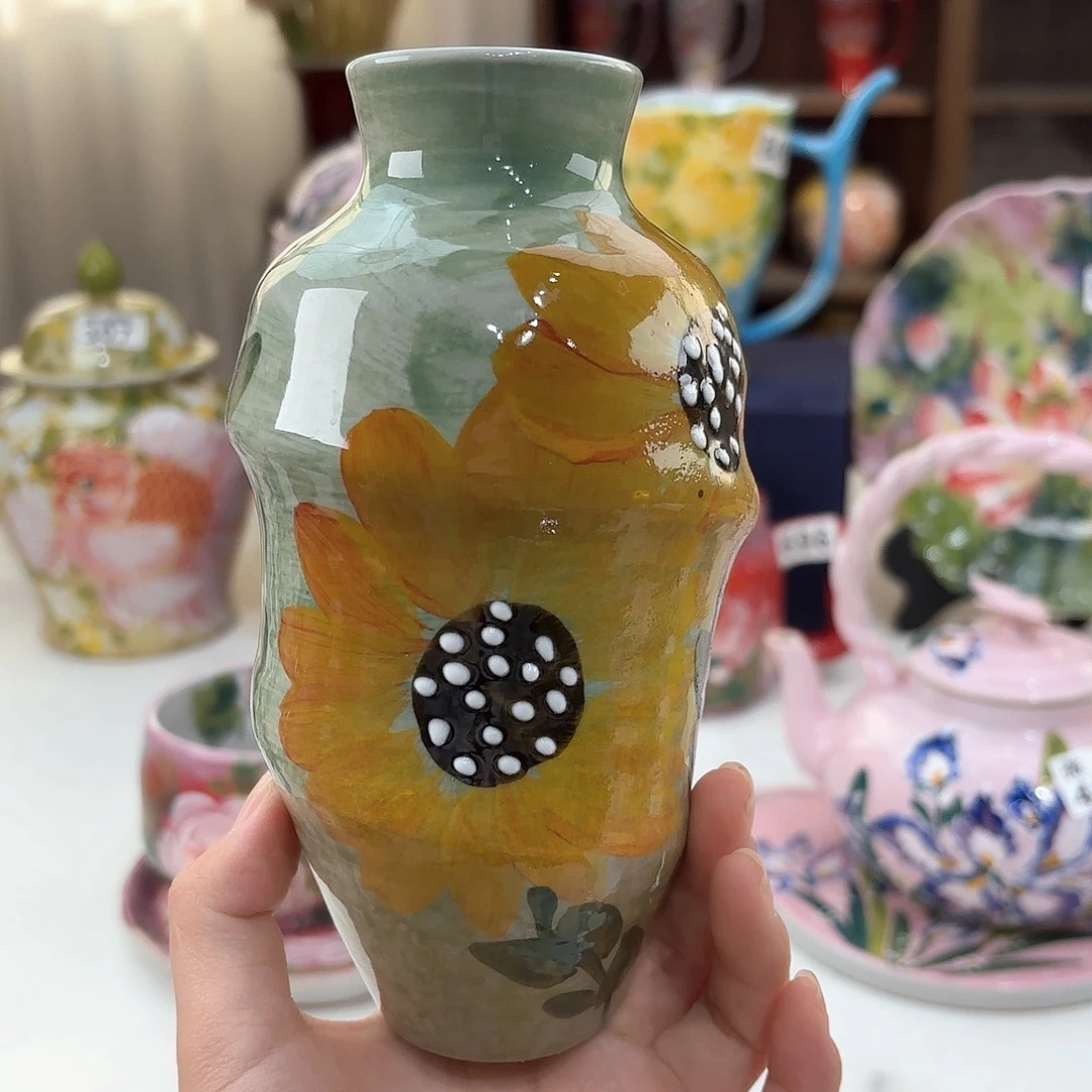 景德镇手绘高温釉下彩陶瓷茶具