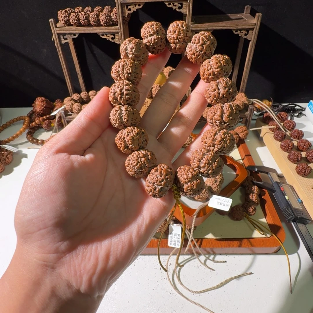 金刚菩提手串22尺寸飞碟爆肉超头