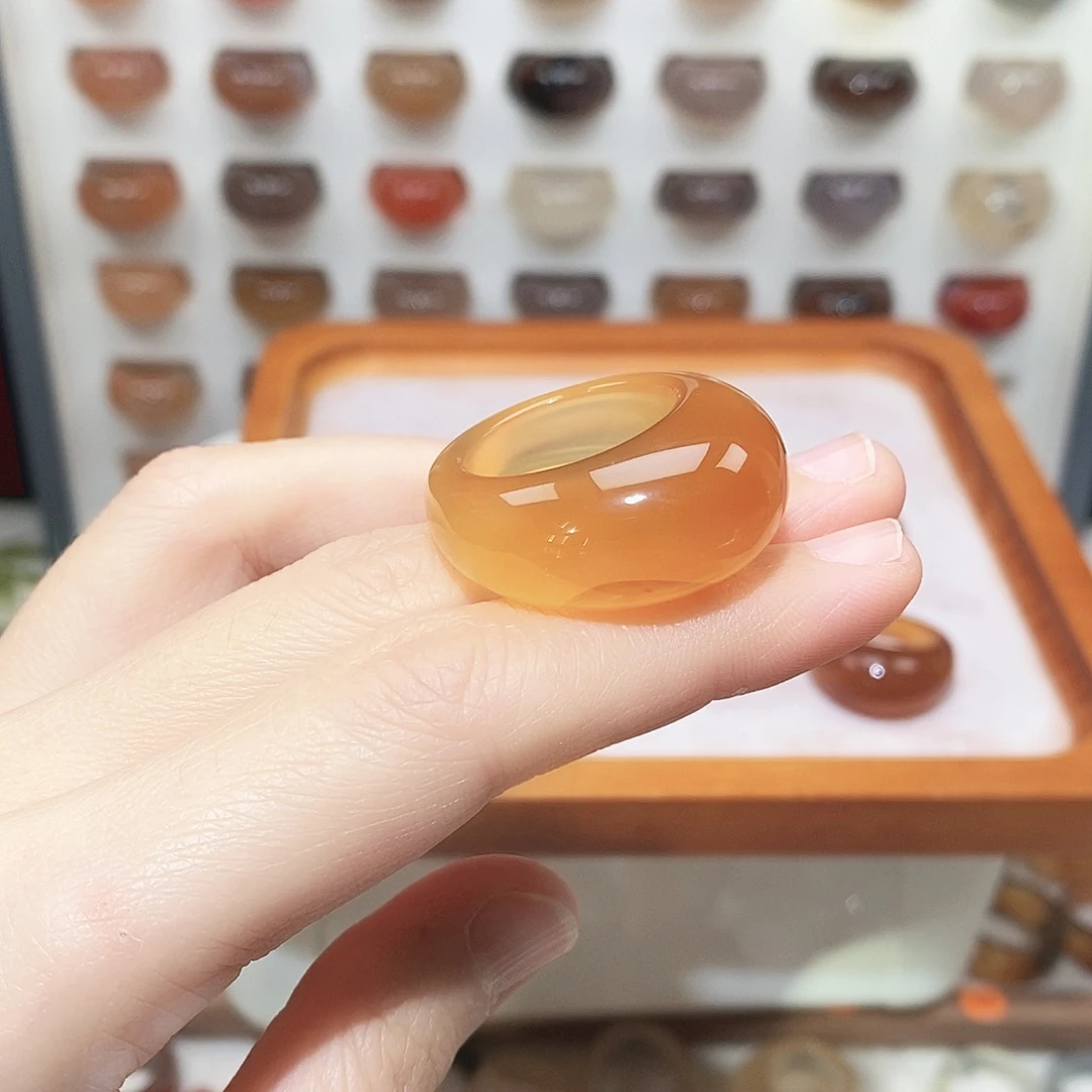 J****玛瑙/玉髓未镶嵌戒指港21