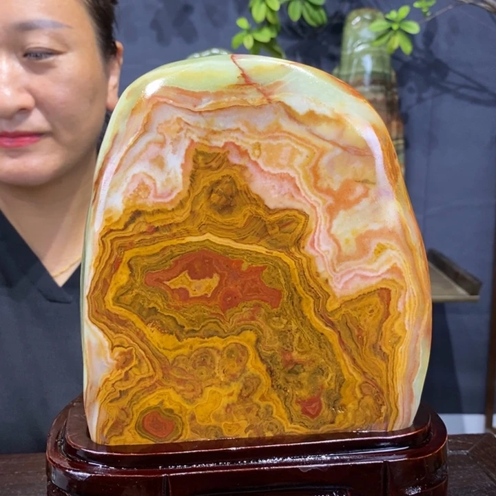 石材精品古青石摆件
