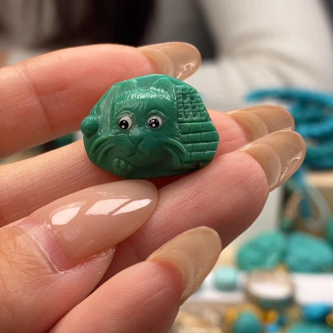 未镶嵌绿松石挂件