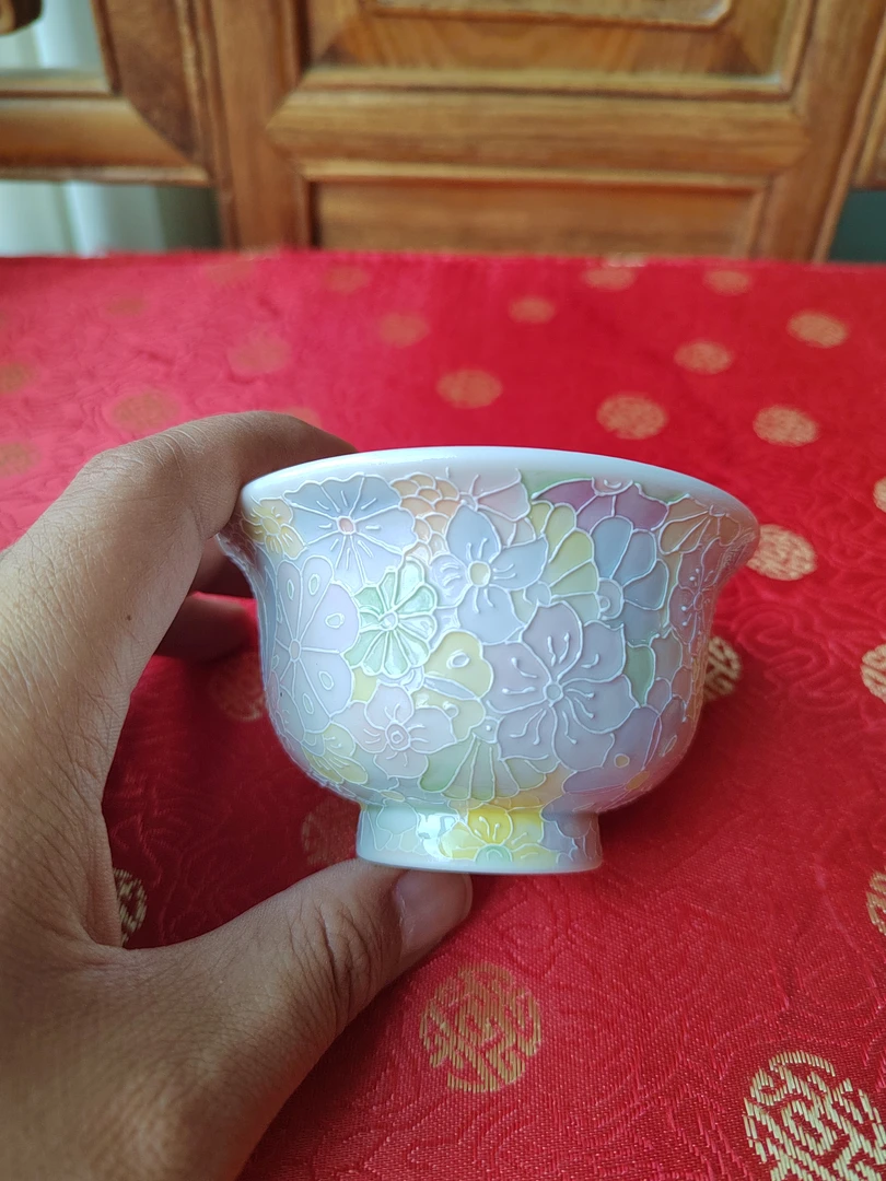 粉丝福利 万花压手杯 清新淡雅款