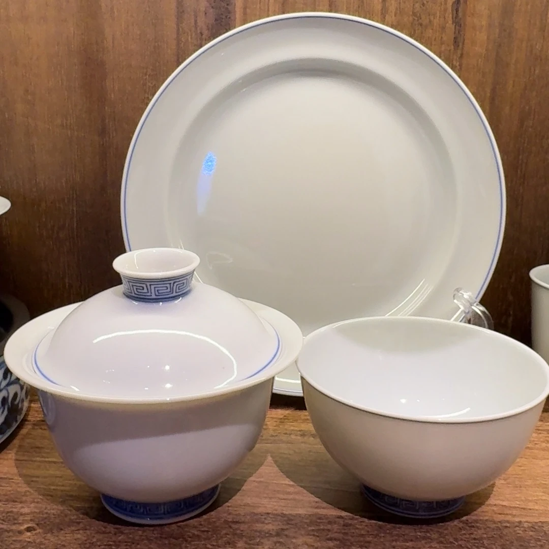 回纹盖碗组合粉丝福利！