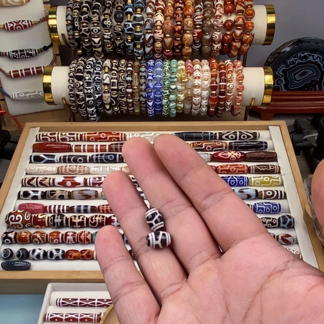 柏***安玛瑙/玉髓合金散珠