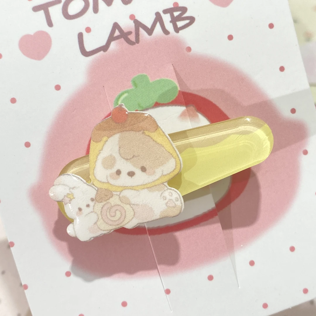 6708布丁小狗发夹