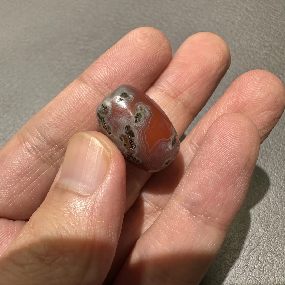 南红玛瑙水籽手工仿古单珠
