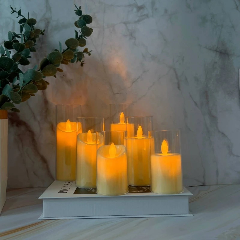亚克力仿真led电子蜡烛灯求婚表白浪漫音乐会道具场景布置装饰灯