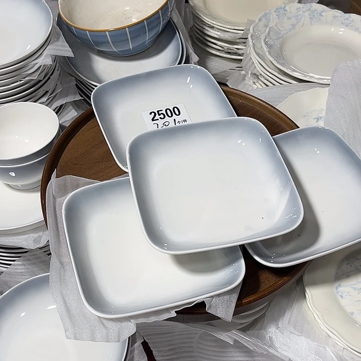 瓷微瑕外贸餐具2500