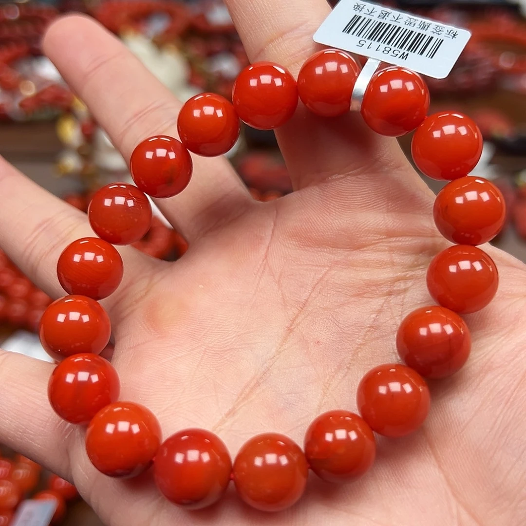 南红玛瑙未镶嵌手链