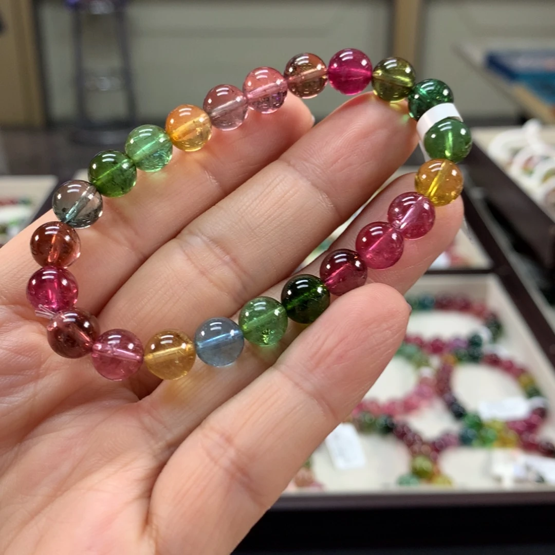 碧玺手链未镶嵌8.2左右